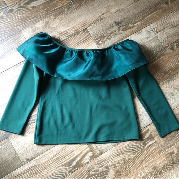 J. Crew Organza Ruffle Top - Picture 4 of 7